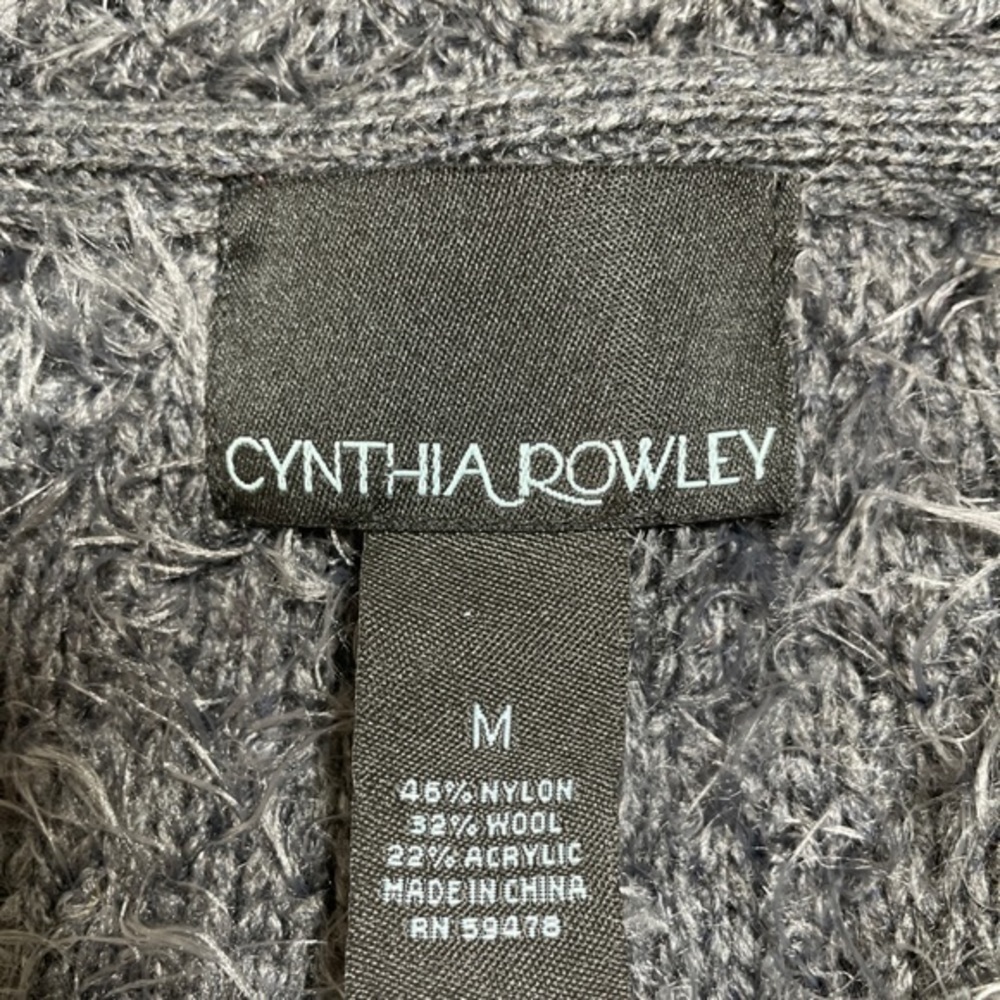 Women’s CYNTHIA ROWLEY NWOT Sweater Coat Size M - Picture 5 of 6